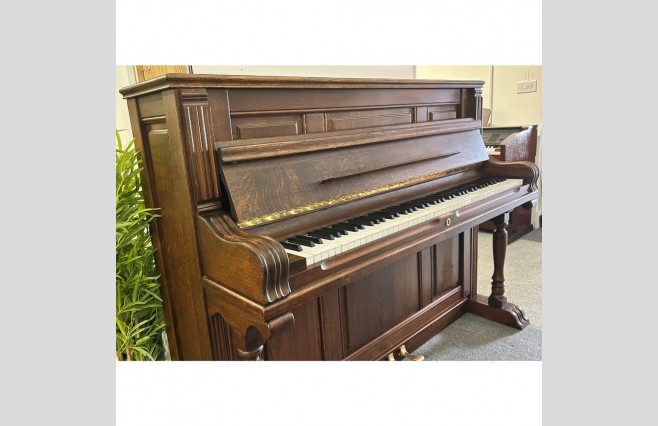 Rippen Dark Oak Wood Largo Upright Piano, Used - All Inclusive Premium Package (SN:130345) - Image 11